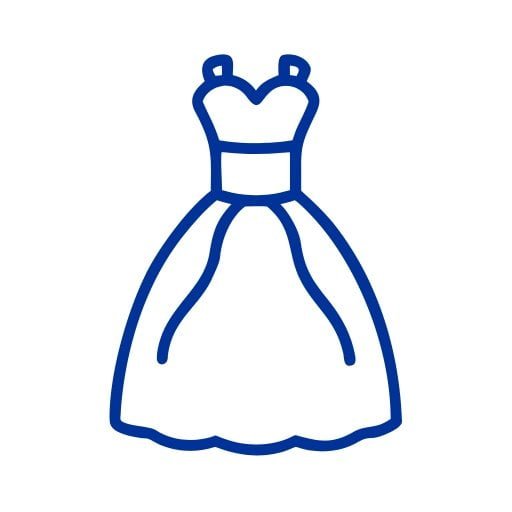 Wedding dress icon