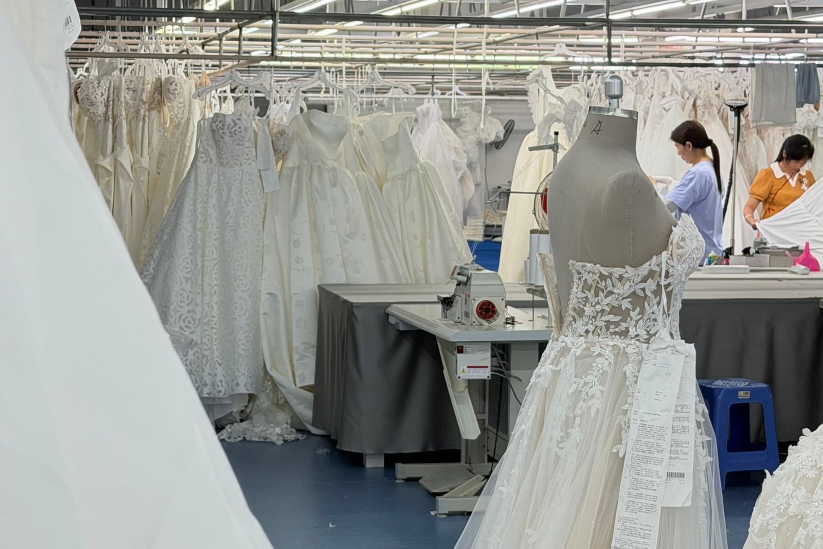 multi SKU bridal gown production