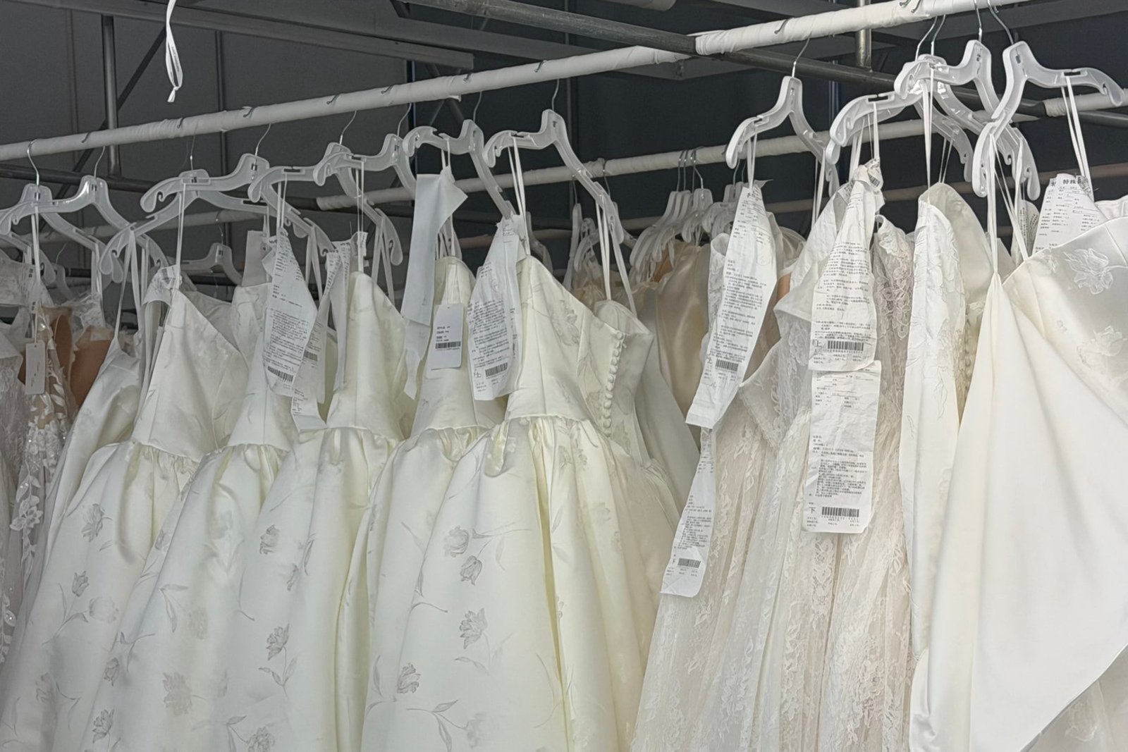 bridal gown quality control inspection